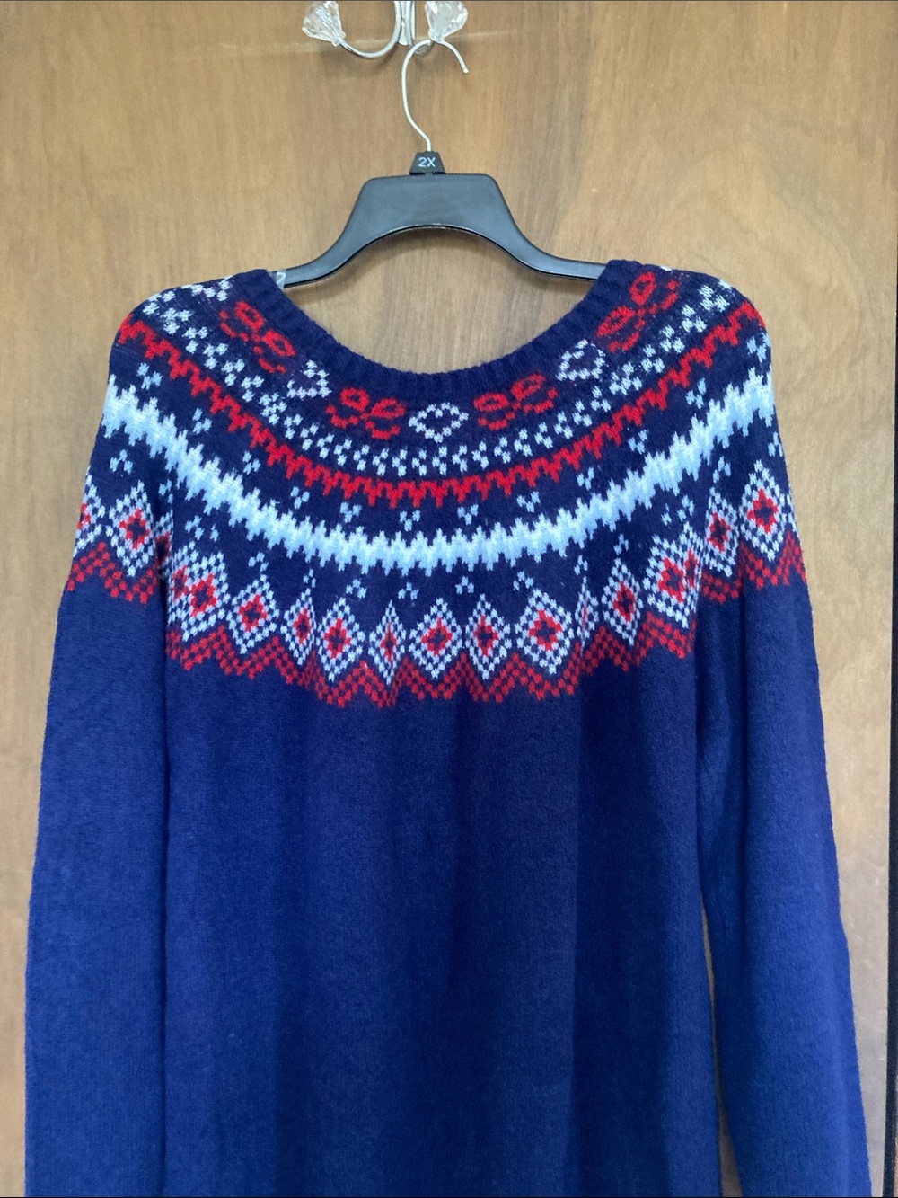 Inner circle crewneck sweater with fair isle like print casual business size 3X - Picture 15 of 17